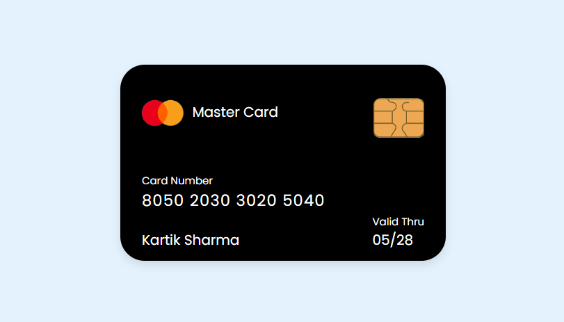 Credit Card UI Design