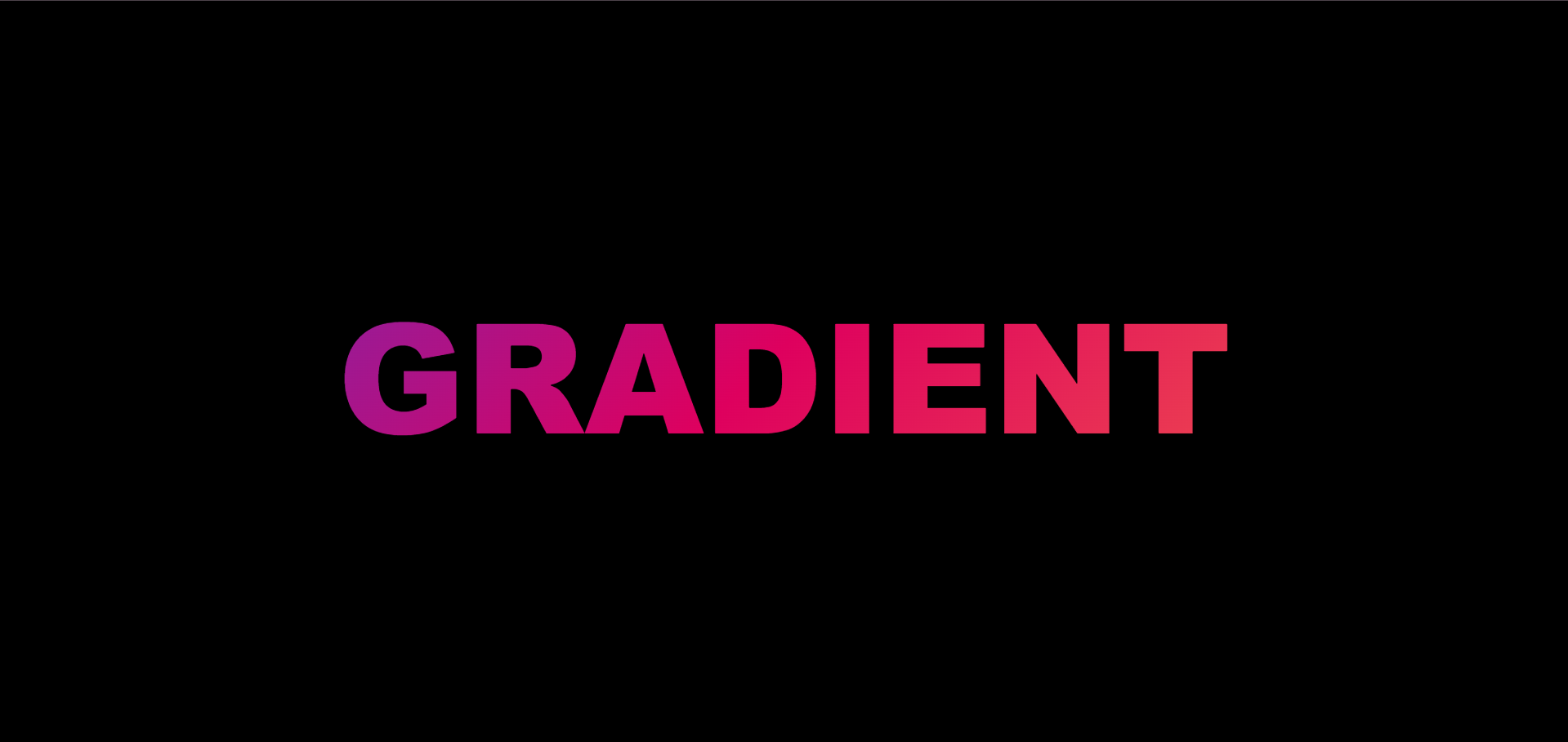 Gradient Text Effect