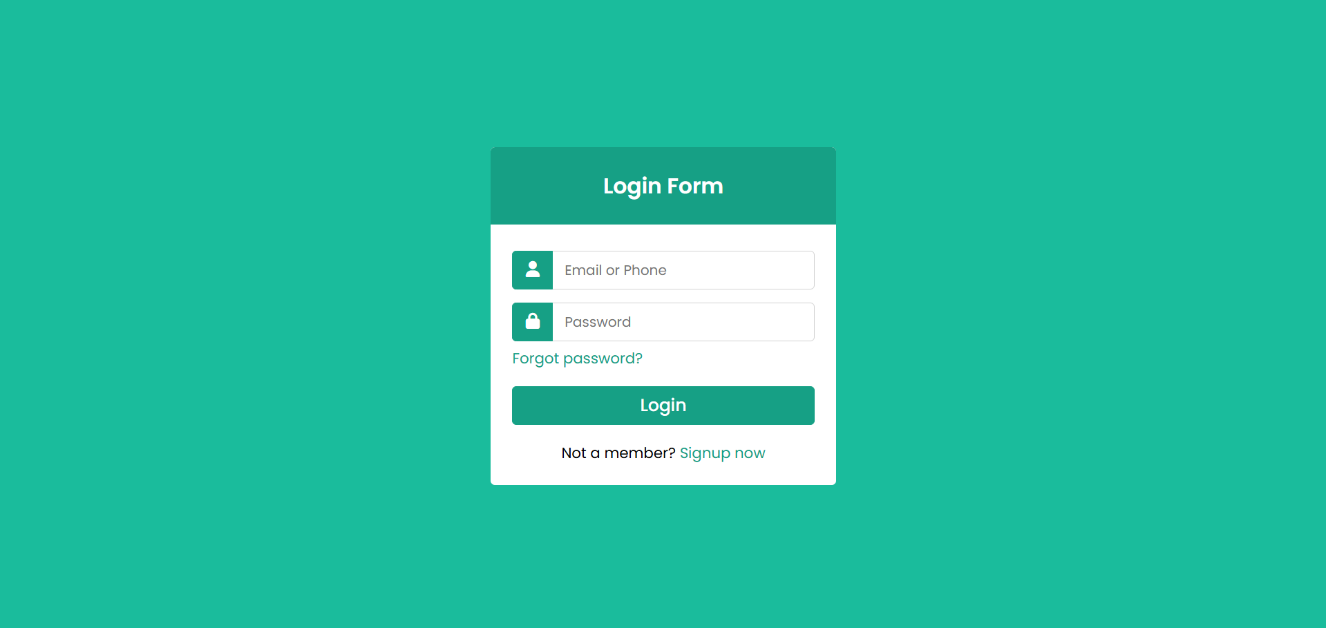 Login Form